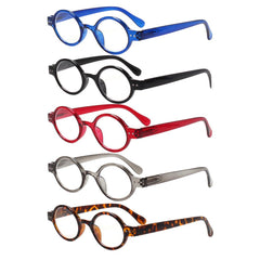 KERECSEN 5 Pack Oval Reading Glasses Unisex 227 - kerecsen