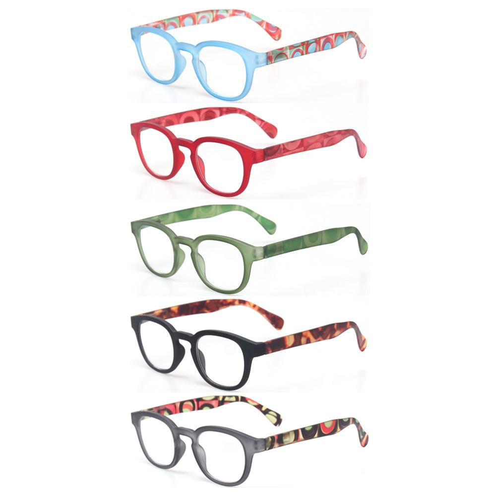 KERECSEN 5 Pack Oval Demi Reading Glasses 141 - kerecsen
