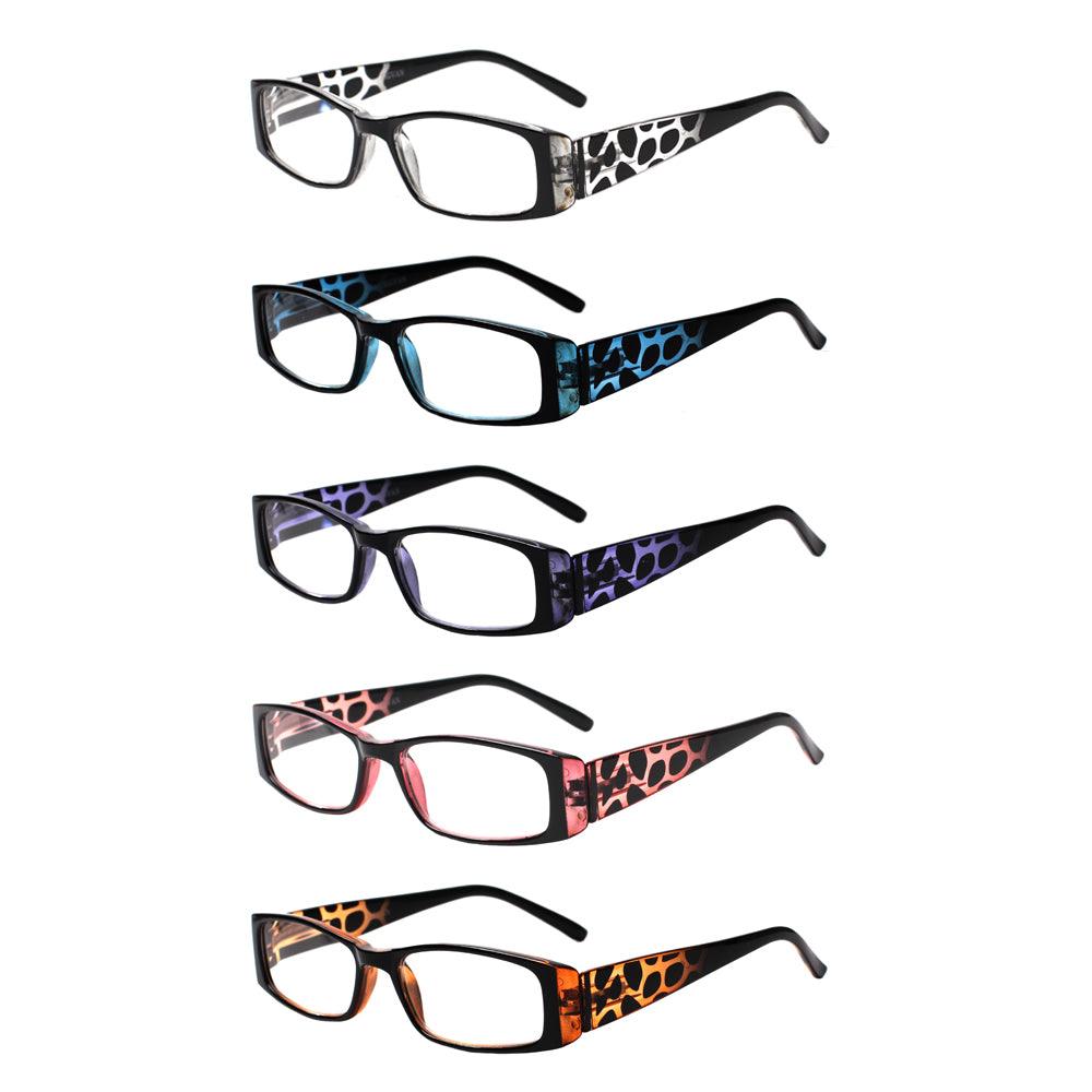 Black Frame Tortoiseshell Reading Glasses