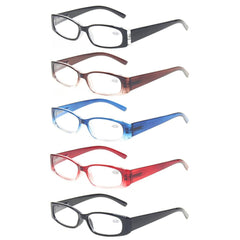 KERECSEN 5 Pack Oval Reading Glasses Unisex 100-2 - kerecsen