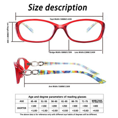 KERECSEN 5 Pack Oval Blue Light Blocking Computer Glasses Women FLG349