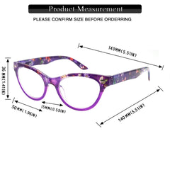 KERECSEN 4 Pack Cat Eye Blue Light Blocking Computer Glasses Women FLG360 - kerecsen