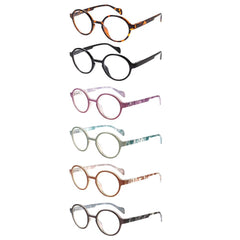 KERECSEN 6 Pack Oval Blue Light Blocking Computer Glasses Unisex FLG3058 - kerecsen