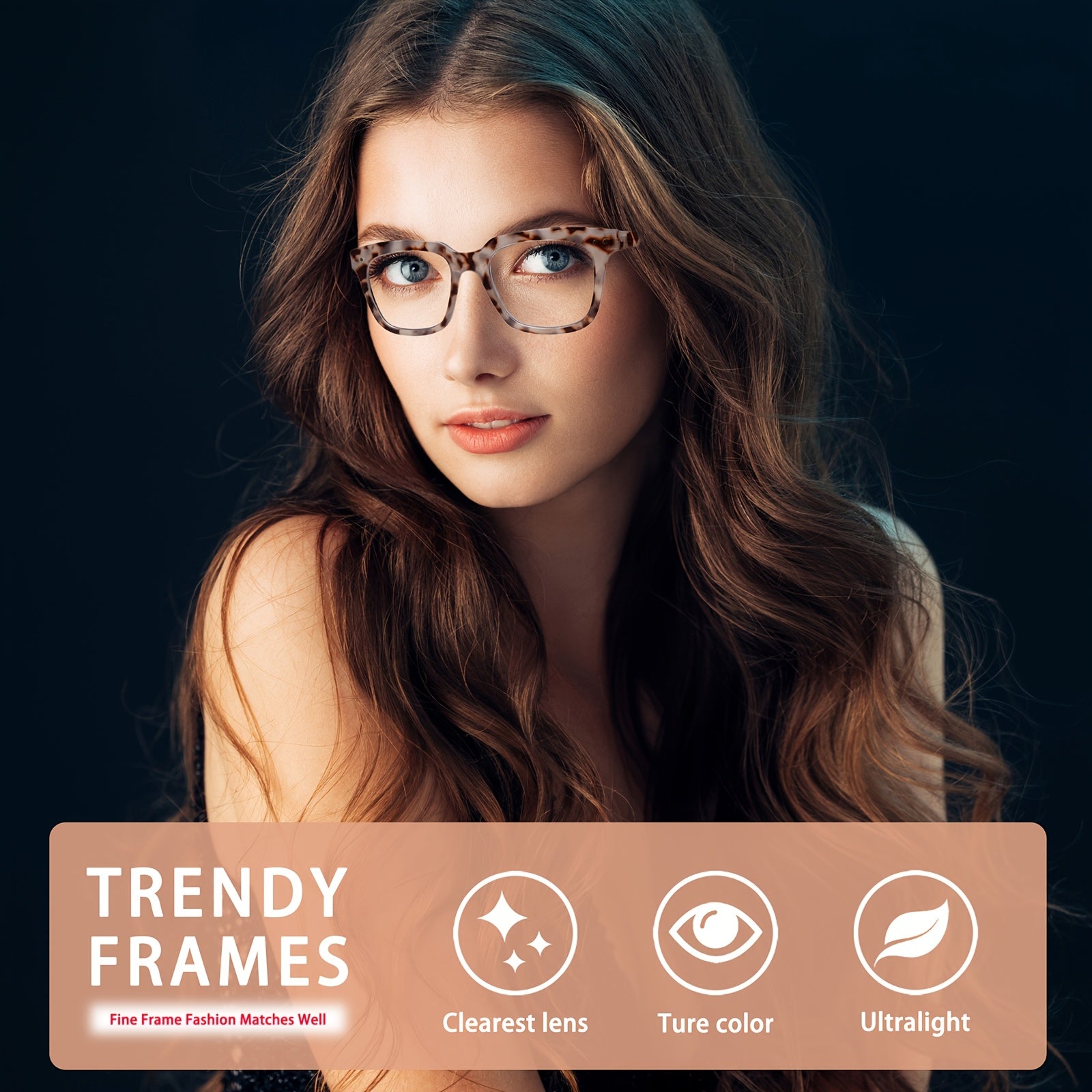 KERECSEN 5pcs Pack 5pcs Blue Light Blocking Reading Glasses with Rectangular Frames - with Metal Hinges, Computer Glasses Suitable for Women & Men, Eyewear for Screens, Office, Bedside - Ideal Gift (Unisex)