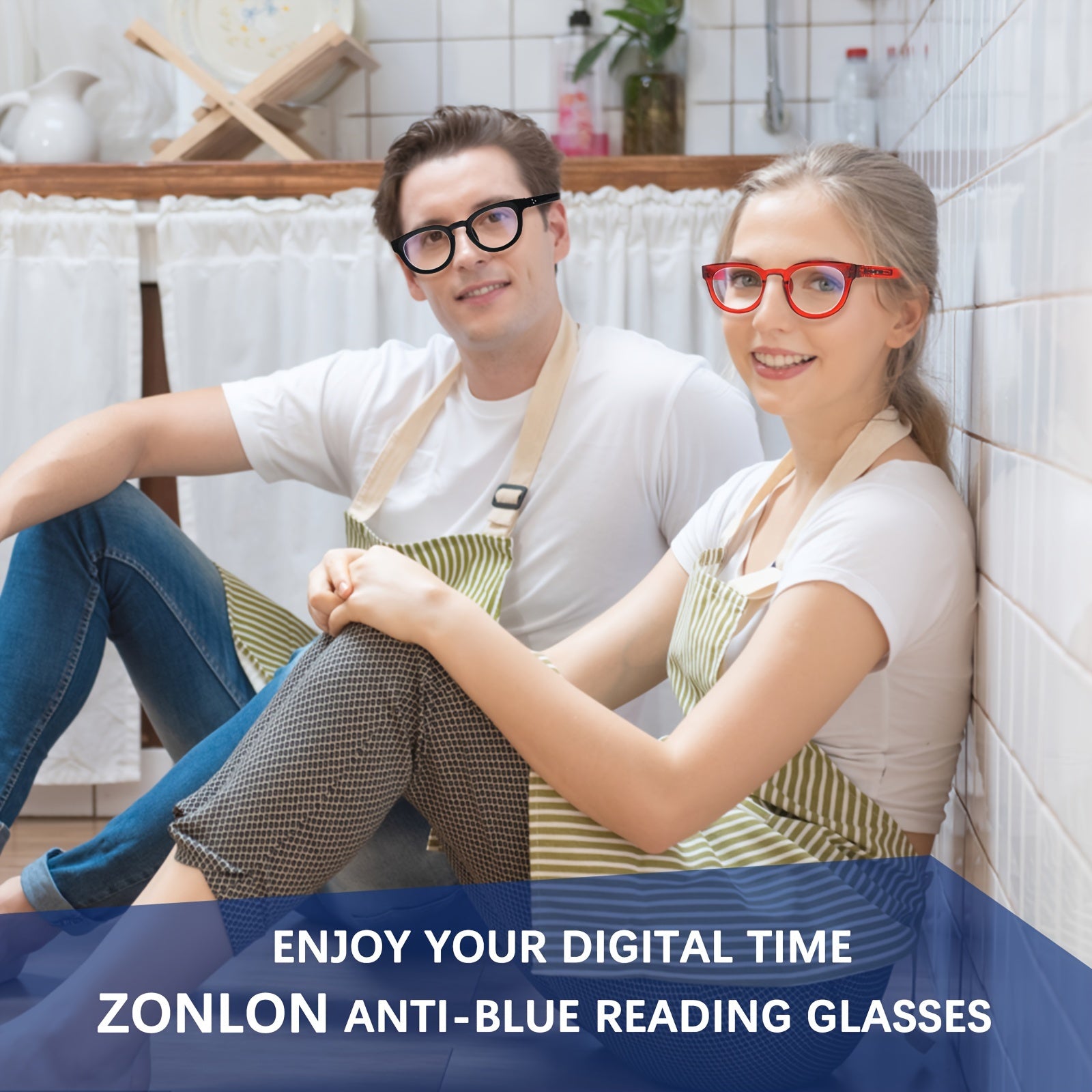 KERECSEN 5 Pack Retro Round Reading Glasses for Women, HD Blue Light Blocking Lenses, Ultra-Light Plastic Frame with Flexible Spring Hinges, Vintage Multi-Color Fashion Readers