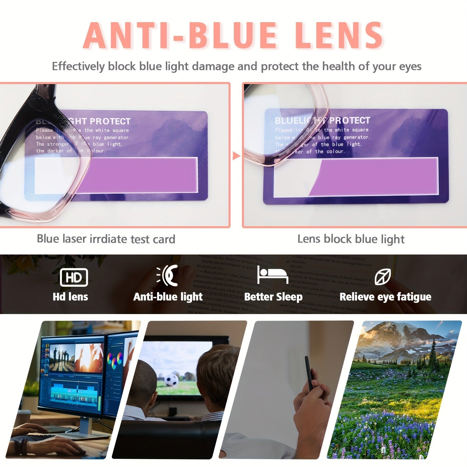 3-Pack Fashionable Women's Reading Glasses Blue Light Blocking Computer Square