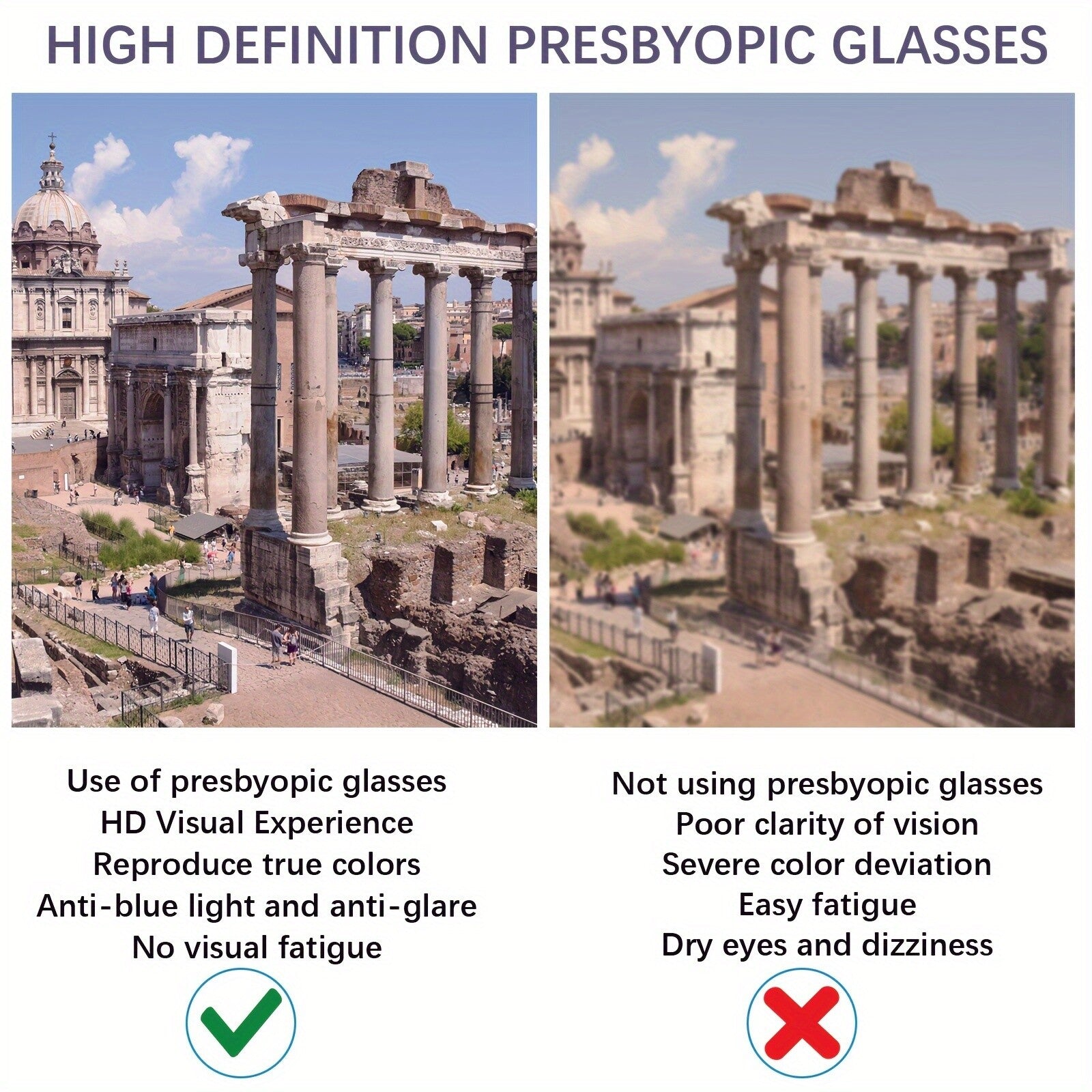 5-Pack Blue Light Reading Glasses Daily Computer Reader Suitable Variety Face