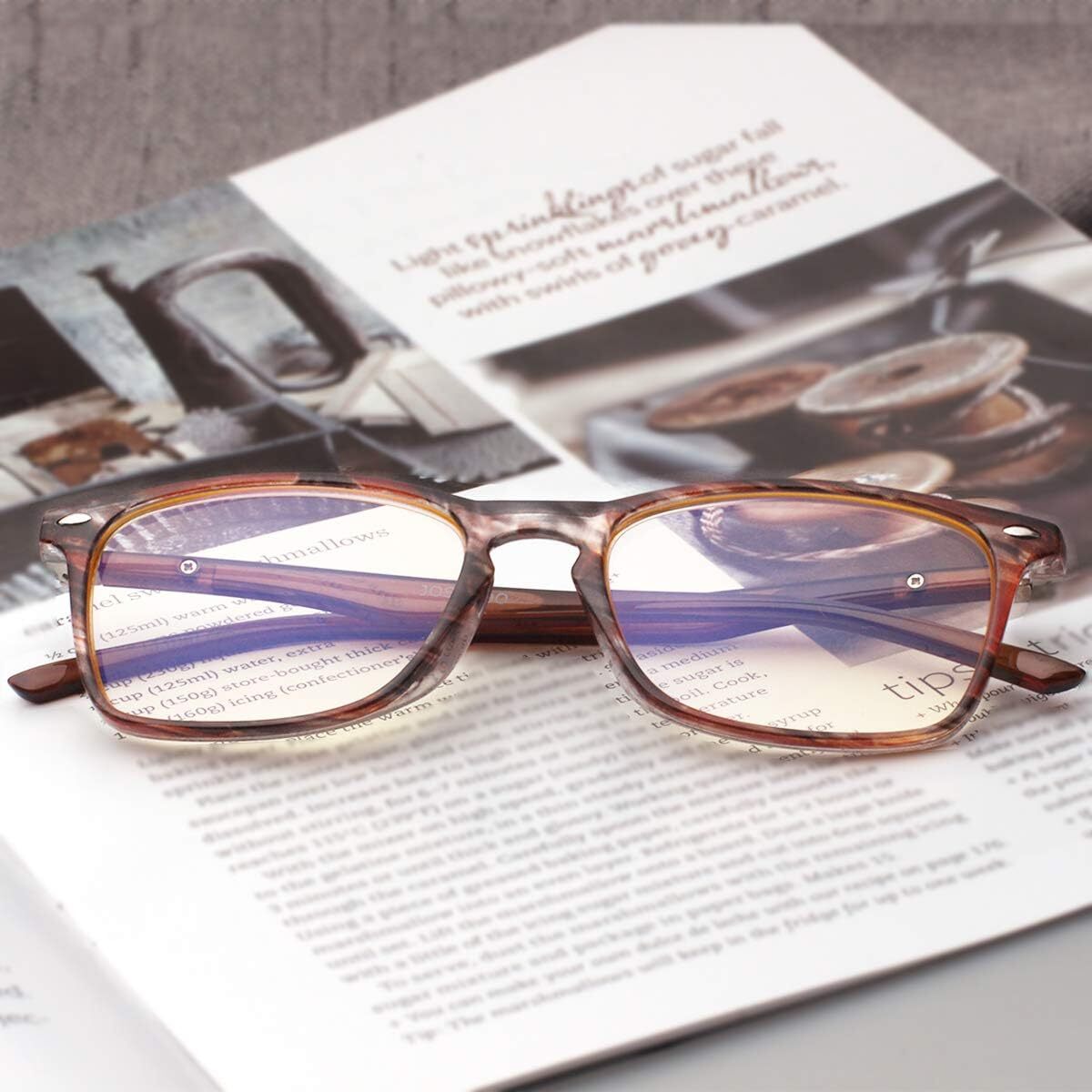 3 Pack Reading Glasses Blue Light Blocking Readers Women Glasses Reading Spring Hinge Computer Readers Anti Glare