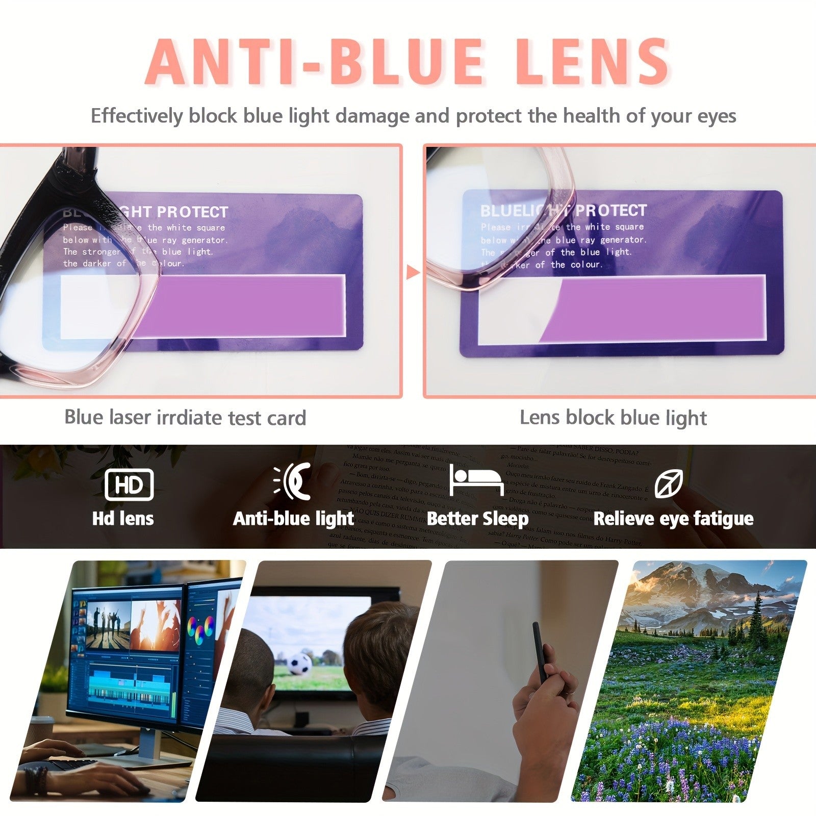 3-Pack Fashionable Reading Glasses for Women Blue Light Blocking Computer Readers