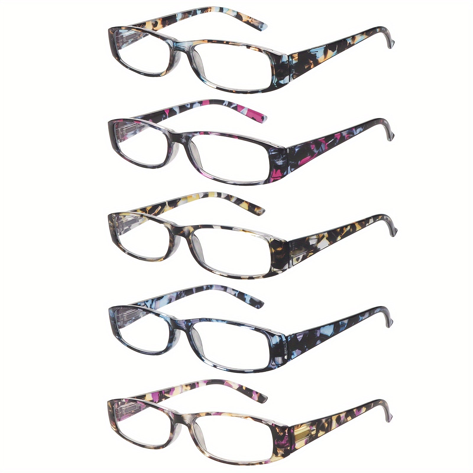 KERECSEN Reading Glasses With Block Blue Light Lense Featuring a Lightweight And Comfortable Frame with Adjustable Spring Hinges, Designed for Women and Men