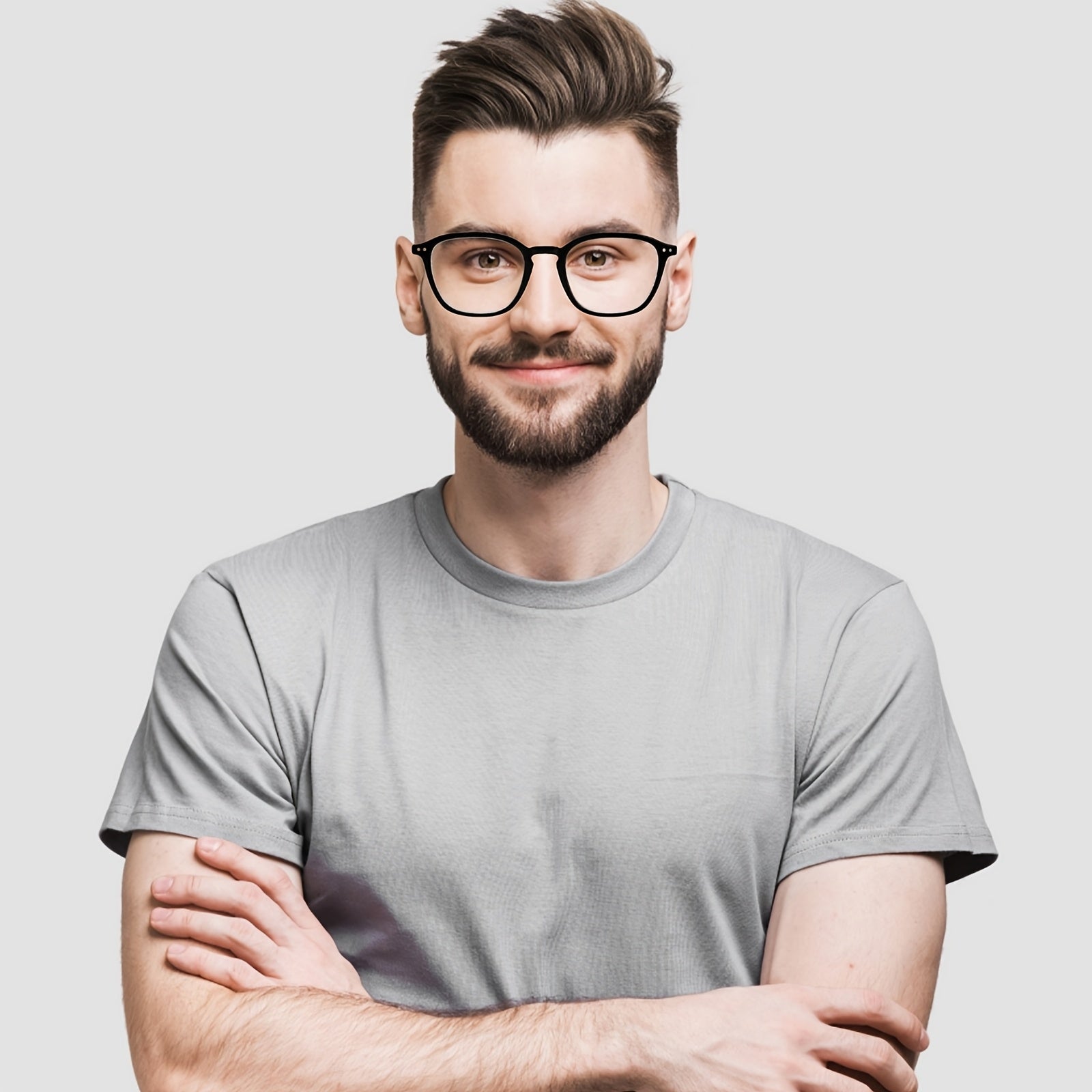 KERECSEN 5-Pack Minimalist Style Reading Glasses for Women And Men Blue-Light Blocking Computer Glasses Fashionable Oval Frame Reading Glasses Reading Glasses with Spring Hinge Lightweight And Comfortable Eyeglasses for Reading