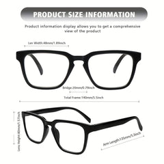 5 Pack Reading Glasses for Women/Men  Anti-Blu-ray Computer Reader Spring Hinge Vintage Eyeglasses