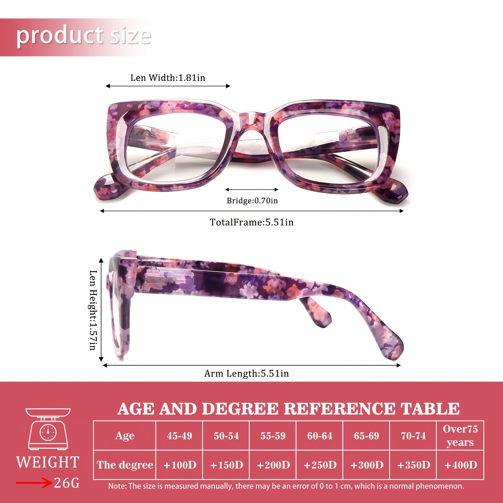 KERECSEN Blue Light Blocking Reading Glasses For Women