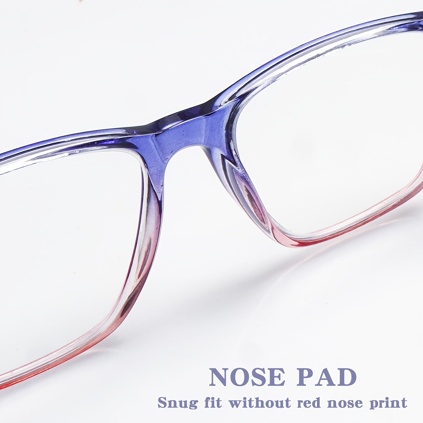 KERECSEN Blue Light Blocking Reading Glasses Suitable for Computer, Digital Screens &, Spring Hinge Eyewear with Full-Rim Frames, Round/Rectangle for Computer Syndrome, Office & Commuting