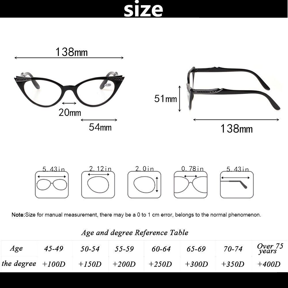 Cat Eye Reading Glasses for Womens Set of 4 Blue Light Blocking Computer Readers Ladies Eyeglass Quality Frame Lightweight and Comfortable