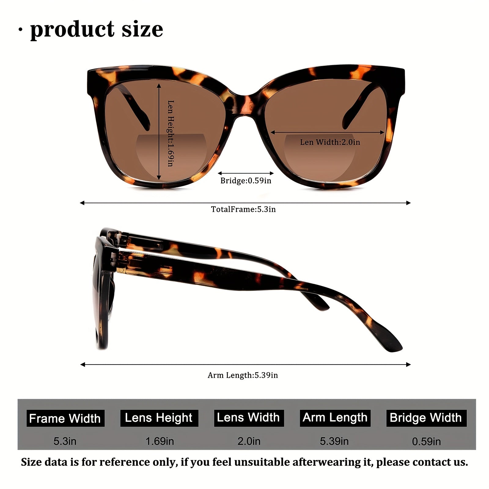 KERECSEN Bifocal Reading Sunglasses With Blue Light Blocking Lense And UV Protection Lense For Women