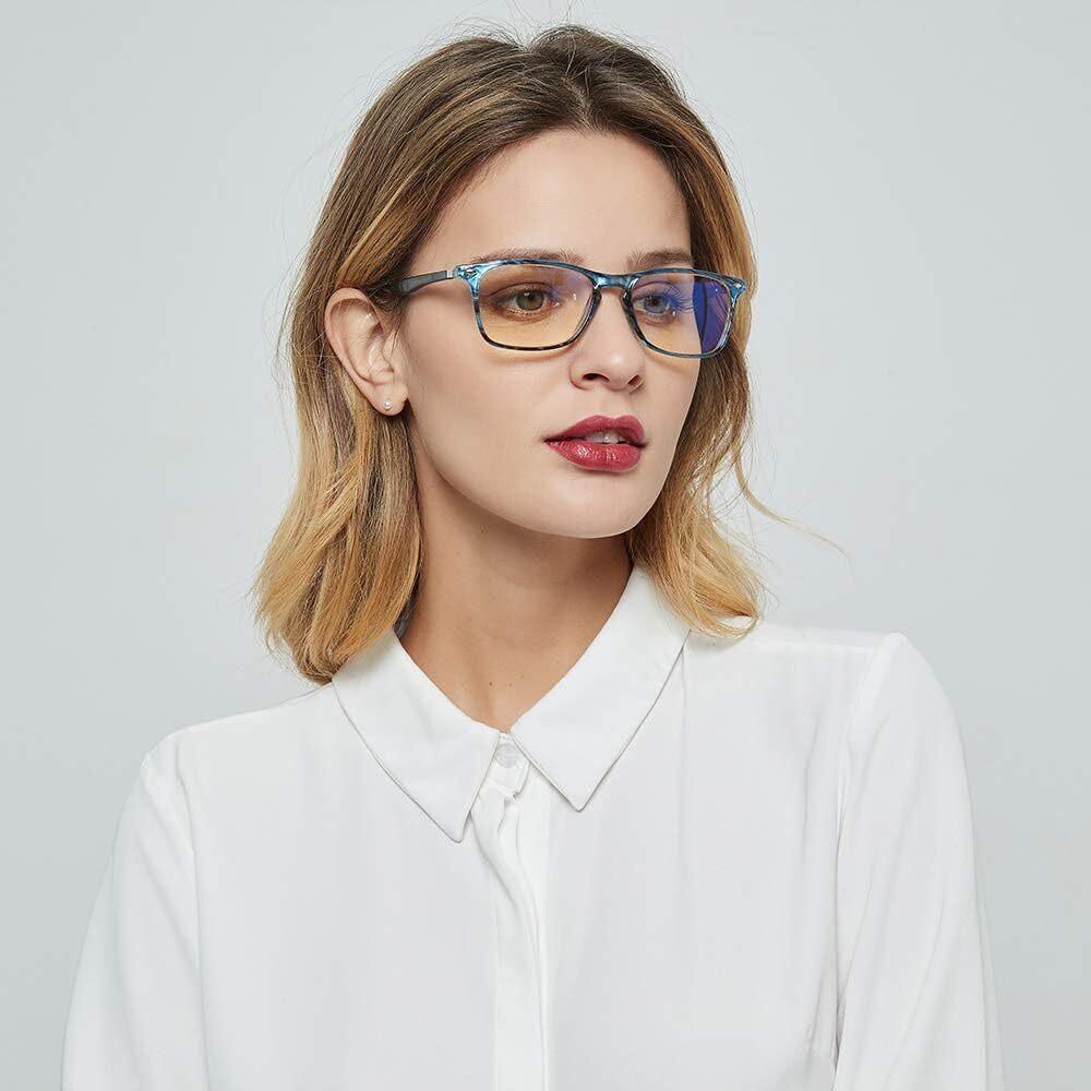 3 Pack Reading Glasses Blue Light Blocking Classic Men's and Women's Comfort Spring Hinge Computer Reader