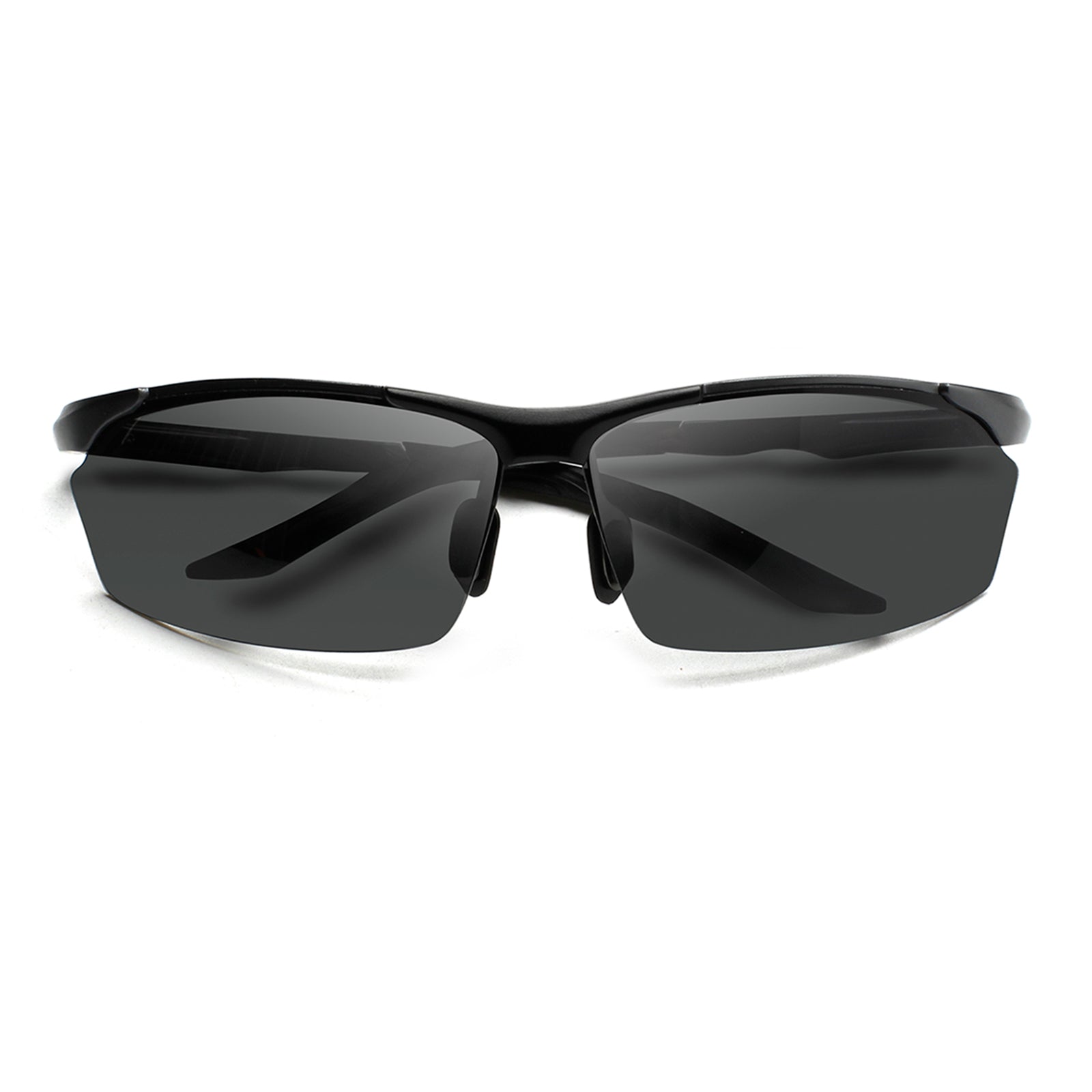 Mens Sports Polarized Sunglasses for Men - Al-Mg metal 8513