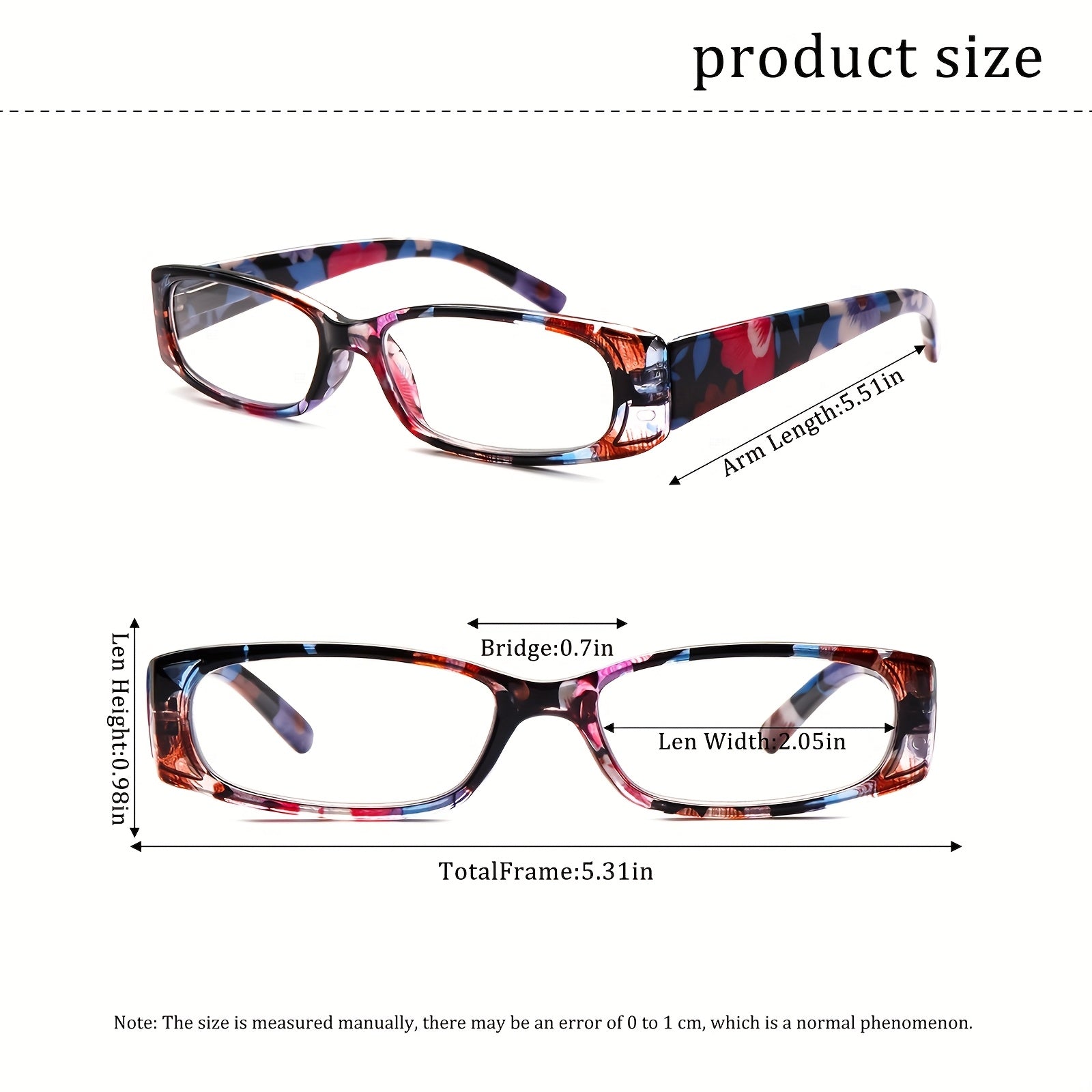 KERECSEN Anti-Blue Light Reading Glasses with Blocking Lenses, Metal Spring Hinges & Plastic Frame - Suitable for Women & Computer & Book Reading Glasses, Gift for Digital Eye, Glare, Cost-Effective