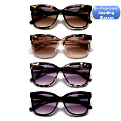 KERECSEN Bifocal Reading Sunglasses With Blue Light Blocking Lense And UV Protection Lense For Women