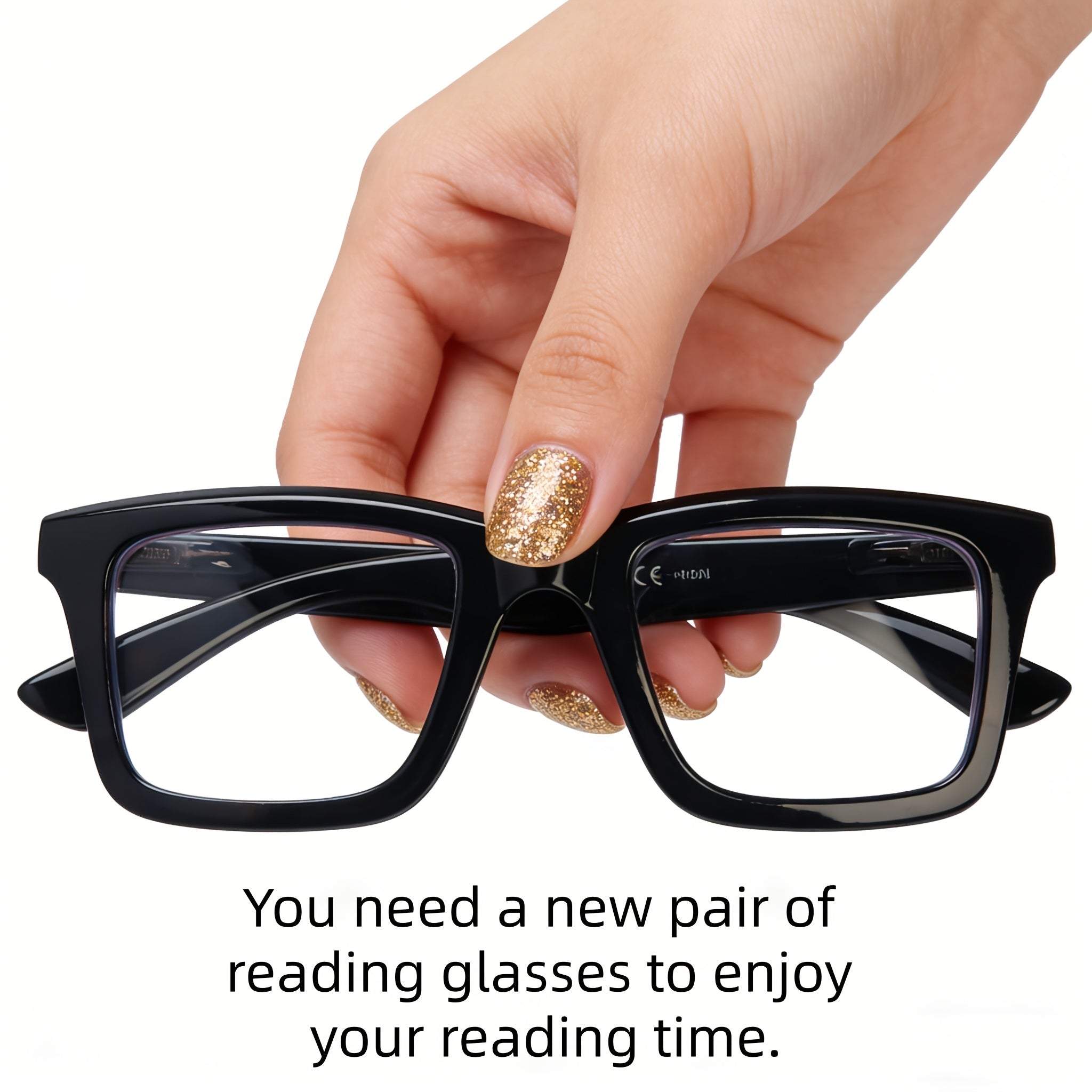 KERECSEN 6 Pairs Of Square-Frame Anti-Blue Light Reading Glasses for Women Fashionable Reading Glasses with Metal Spring Hinges Durable Blue Light Blockers for Mobile Phones And Computers Essential Gift for Every Occasion