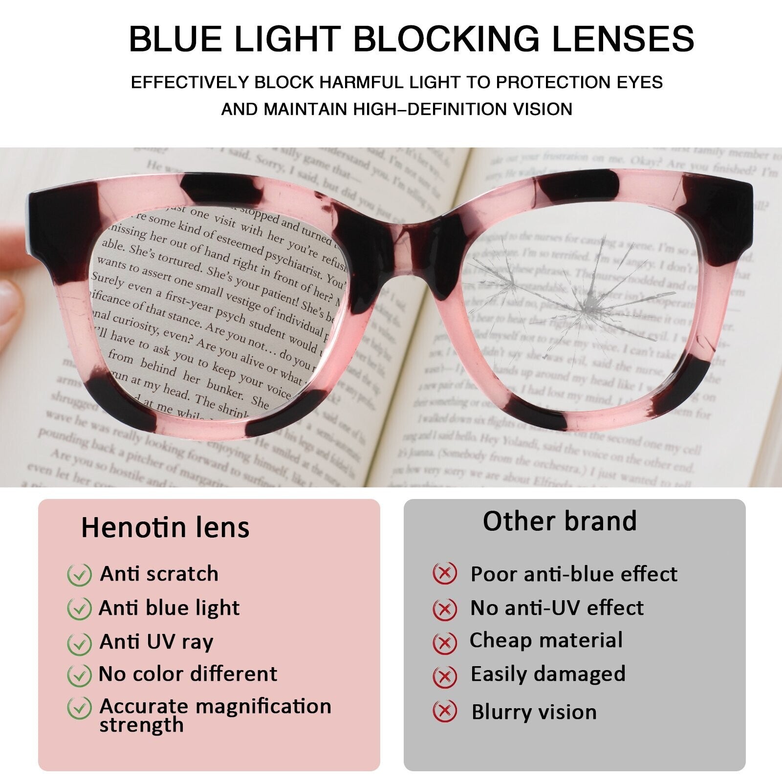 3-3Pack New Reading Glasses Ladies Readers Spring Hinge Pattern Print Eyeglasses
