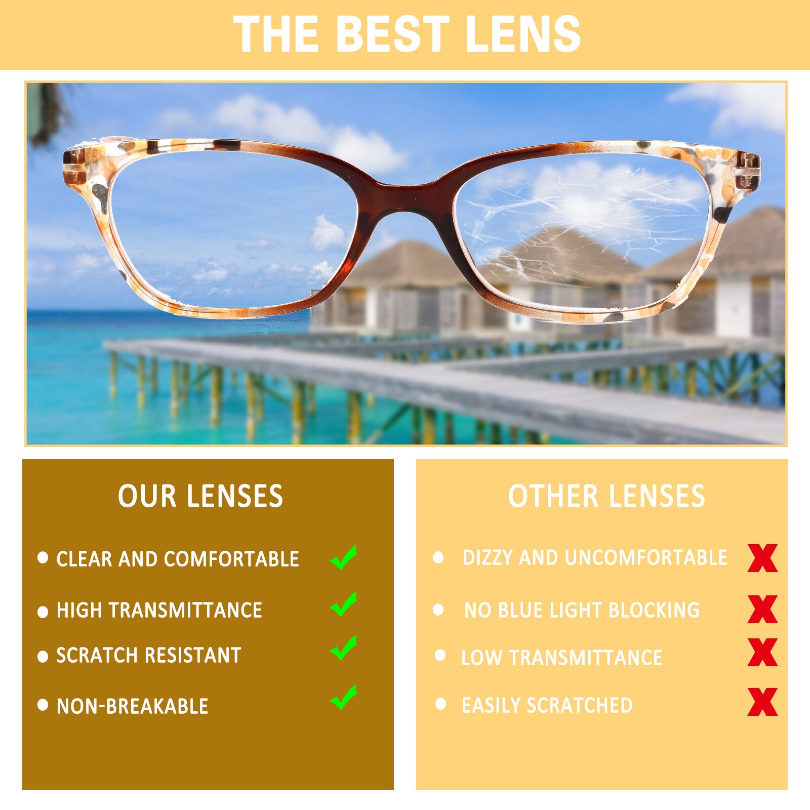 4 Pack Ladies Reading Glasses Women Fashion Spring Hinge Readers Circle Box