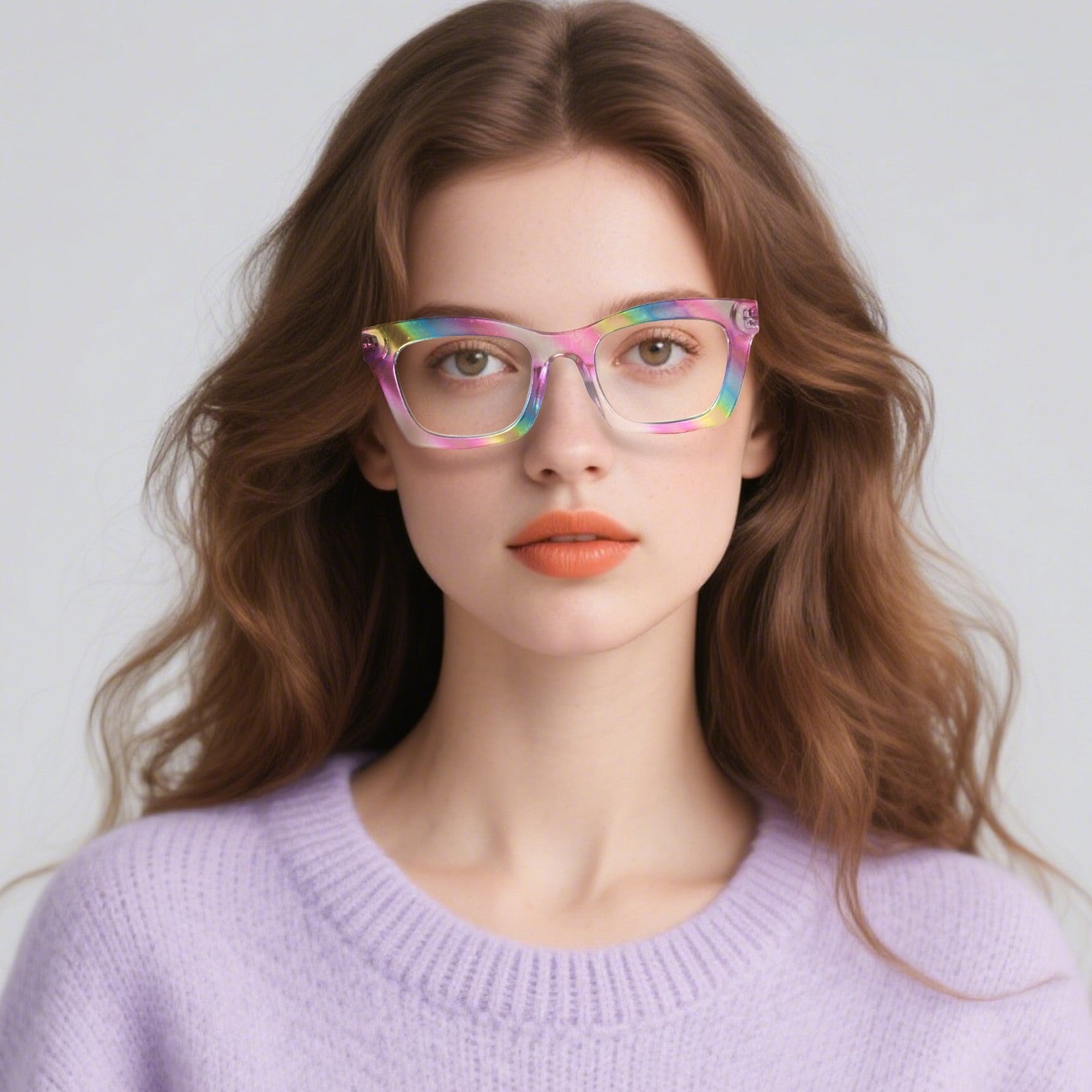 4 Pack Ladies Reading Glasses Blue Light Blocking Spring Hinge Fashion Pattern Print Eyeglasses for Women