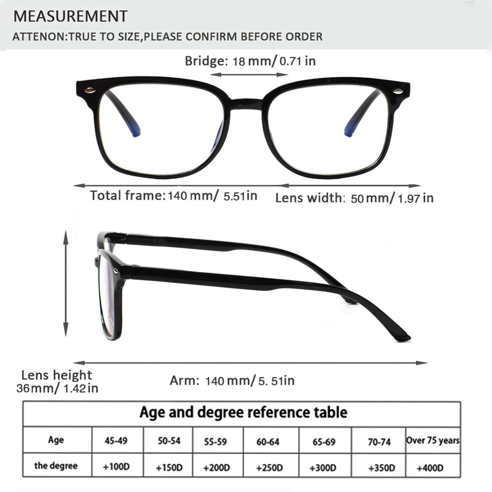 5 Pack Reading Glasses Quality Readers Spring Hinge Blue Light Blocking Glasses