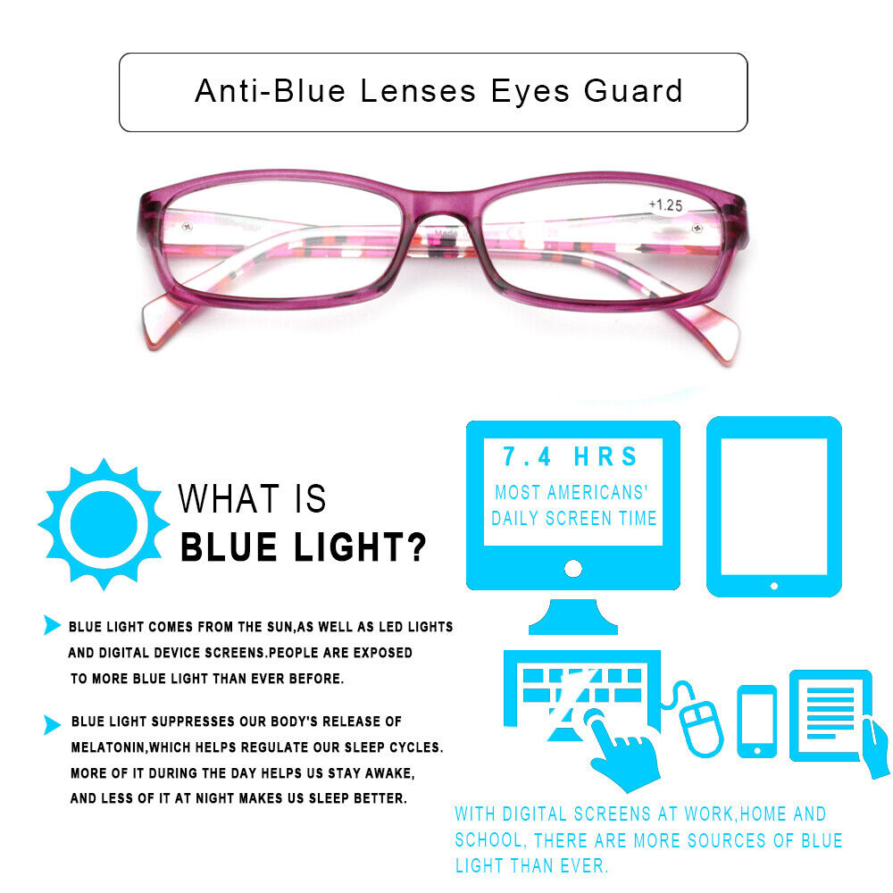 5 Pack Ladies Reading Glasses Women Spring Hinge With Patter Cute Readers