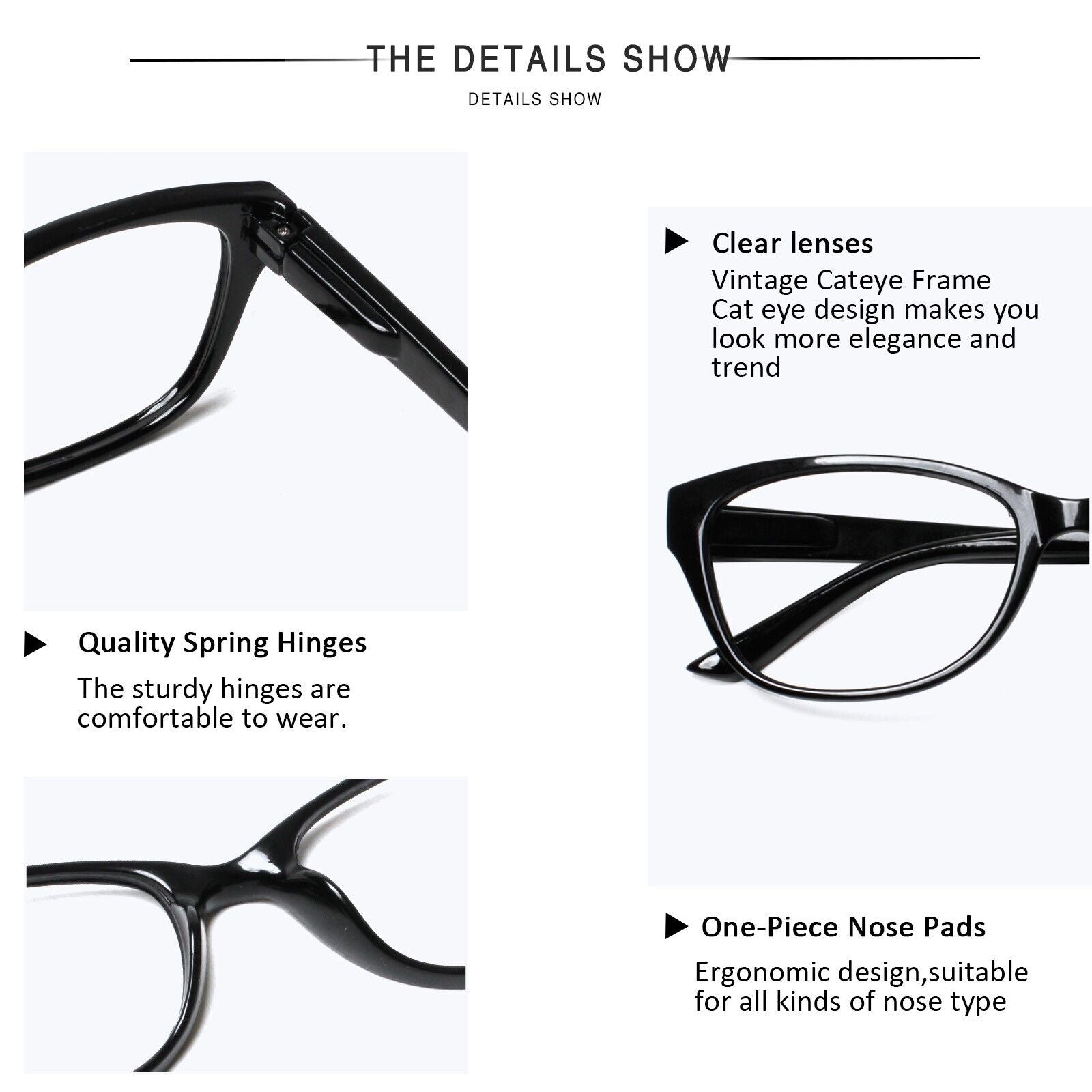 5 Pack Reading Glasses Blue Light Blocking Women Men Colorful Computer Readers