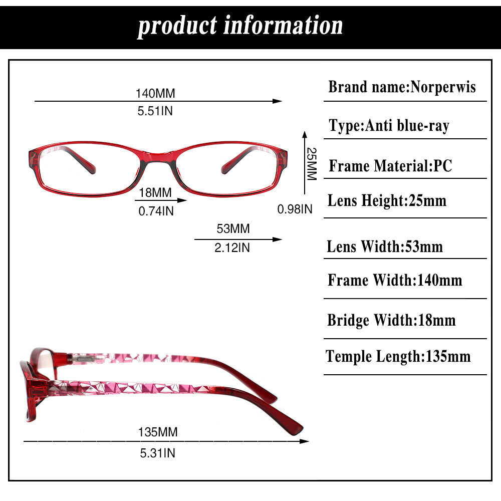 Reading Glasses 5 Pairs Quality Readers Spring Hinge Glasses for Reading for Men and Women