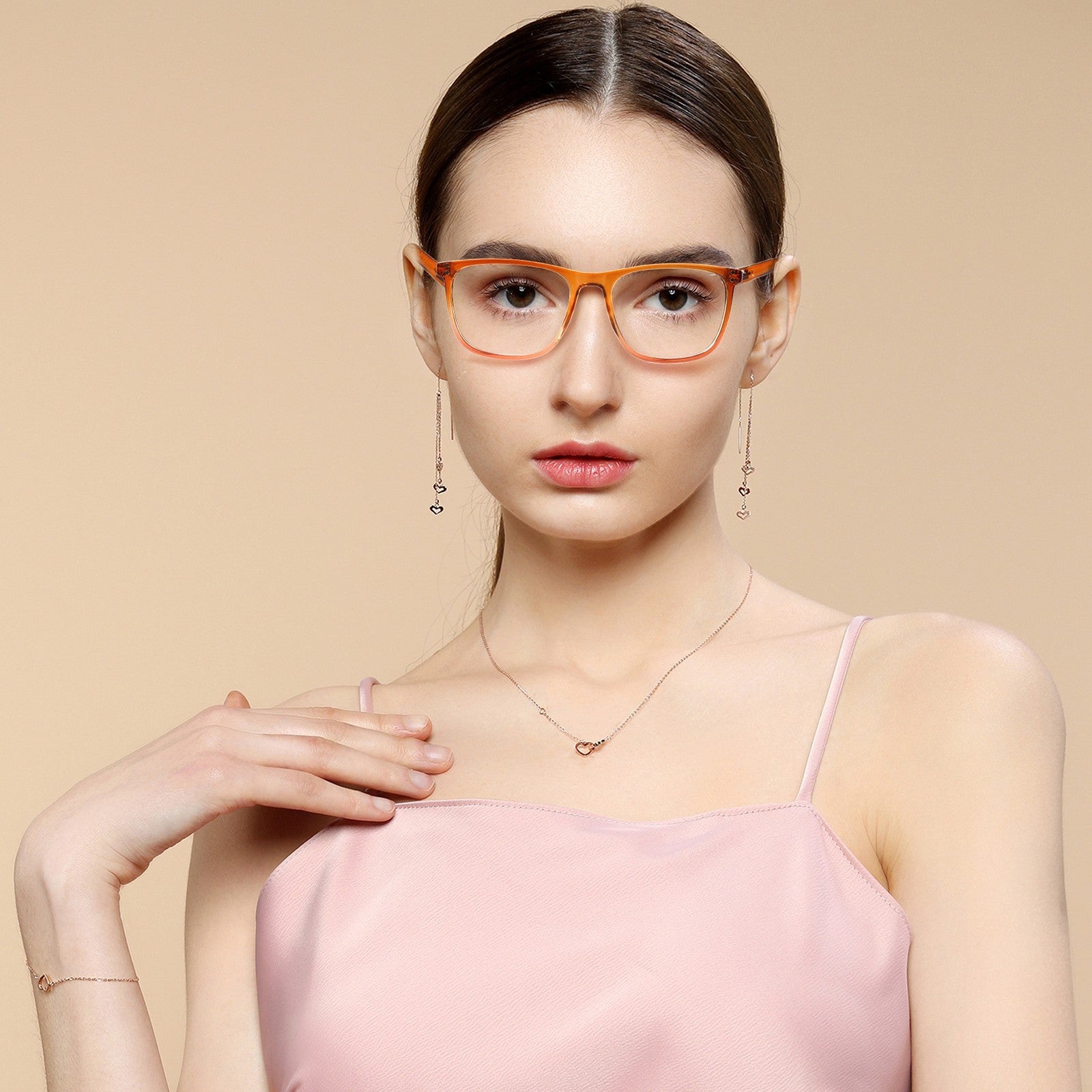5-Pack Blue Light Blocking Glasses Vintage Square Frame Clear Lens Anti Eyestrain Computer Gaming Glasses for Women Men