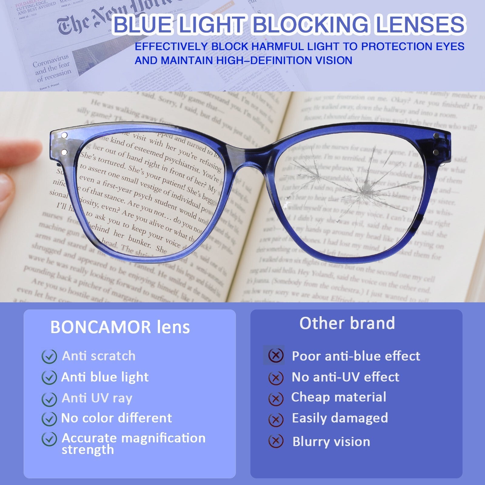 5Pack Ladies Reading Glasses Spring Hinge Fashion Pattern Print Eyeglasses Women