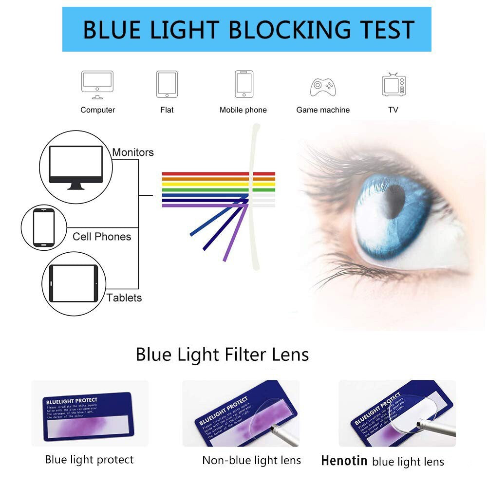 5 Pack Reading Glasses Blue Light Blocking for Men Women Rectangular Frame Computer Readers with Spring Hinge Reading Glasses for Men Women