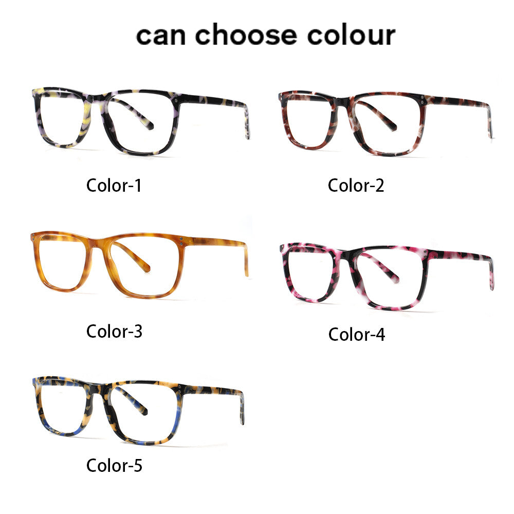Blue Light Glasses for Woman Men | 99% Blue Light Blocking Glasses for Computer Gaming TV Phone Screen Square Frame | Anti Eyestrain & UV Glare Protection - 5 Pair