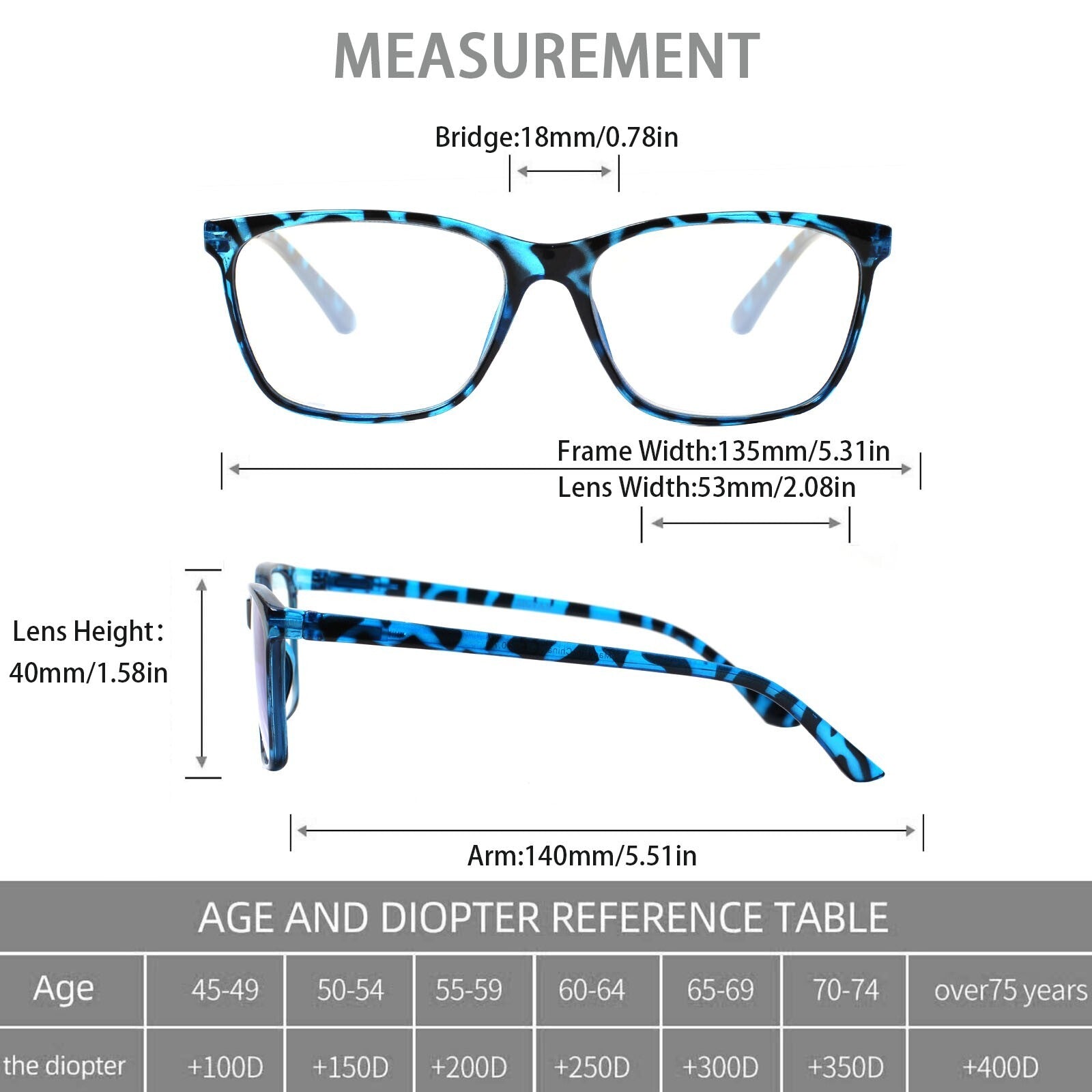2 Pack Reading Glasses for Men Women Blue Light Blocking Progressive Multifocal