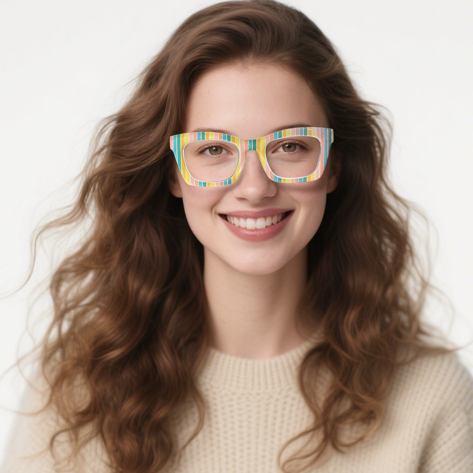 Kerecsen Reading Glasses 4 Pairs Fashion Ladies Readers Spring Hinge with Pattern Print Eyeglasses for Women