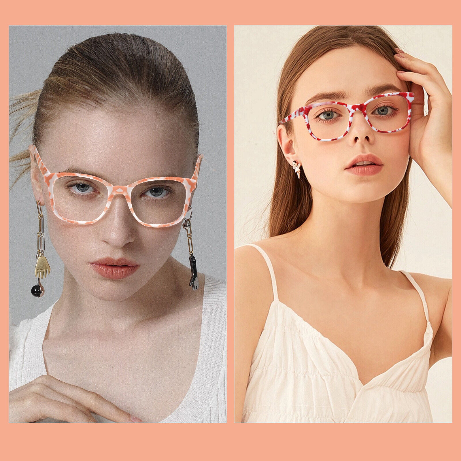 5 Pack Reading Glasses Blue Light Blocking for Women Computer Readers