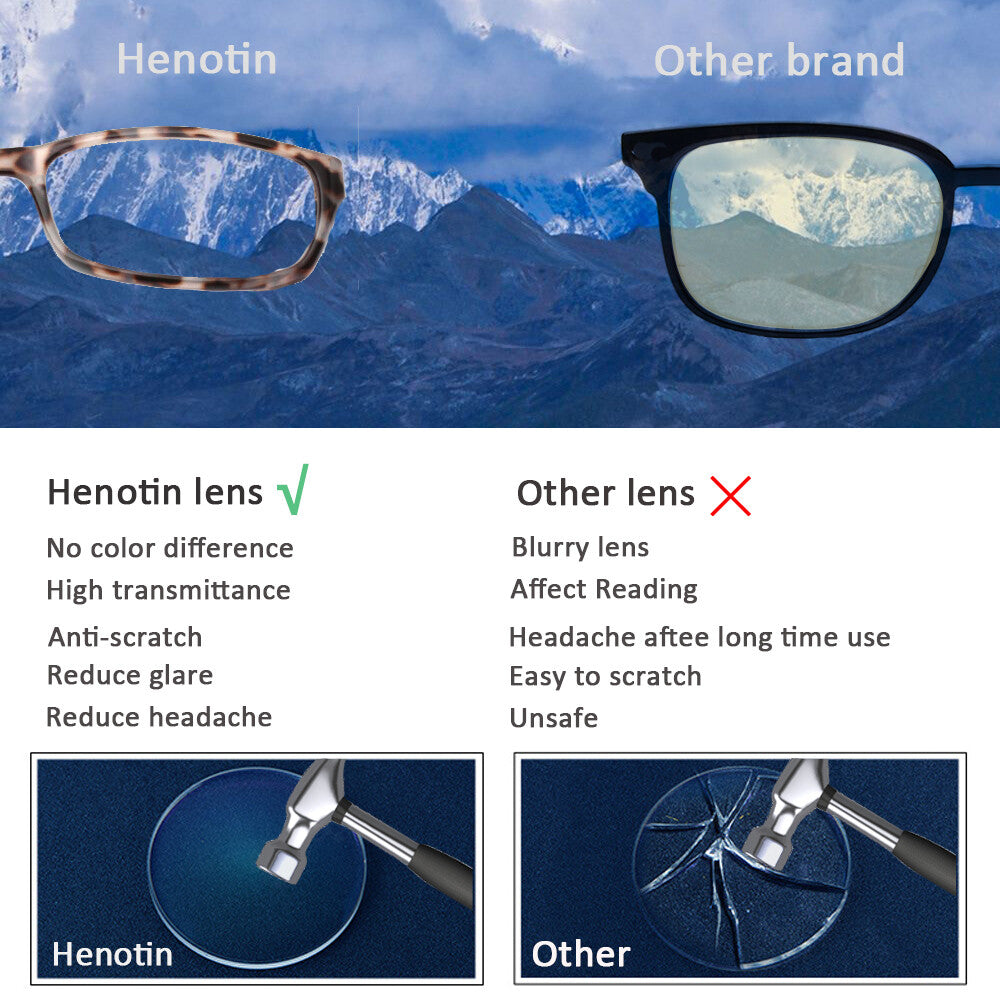 5 Pack Reading Glasses for Women Men Anti Blue Light Spring Hinges Classic Readers