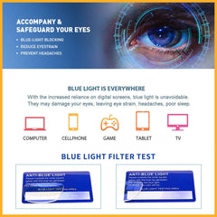 5 Pack Reading Glasses Blue Light Blocking Readers Fashion Glasses Women  Computer Readers  Comfort Spring Hinge