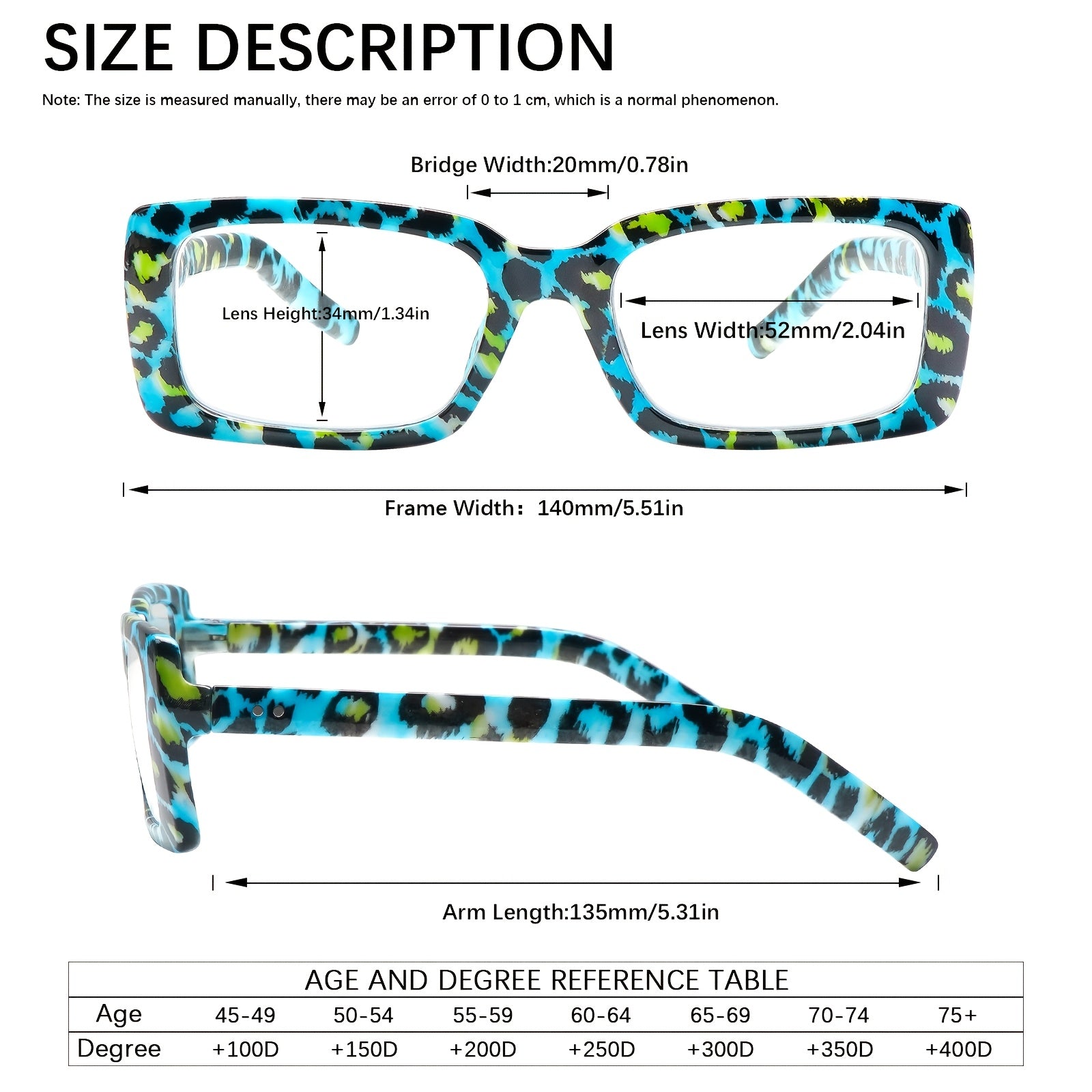 KERECSEN 5 Pairs Stylish Blue Light-Blocking Women with Spring Hinges, High-Quality Blue Light-Blocking Lenses Effectively Block Harmful Blue Light for Daily Commutes, Office Work, And Reading - an Ideal Choice for Holiday Gifts