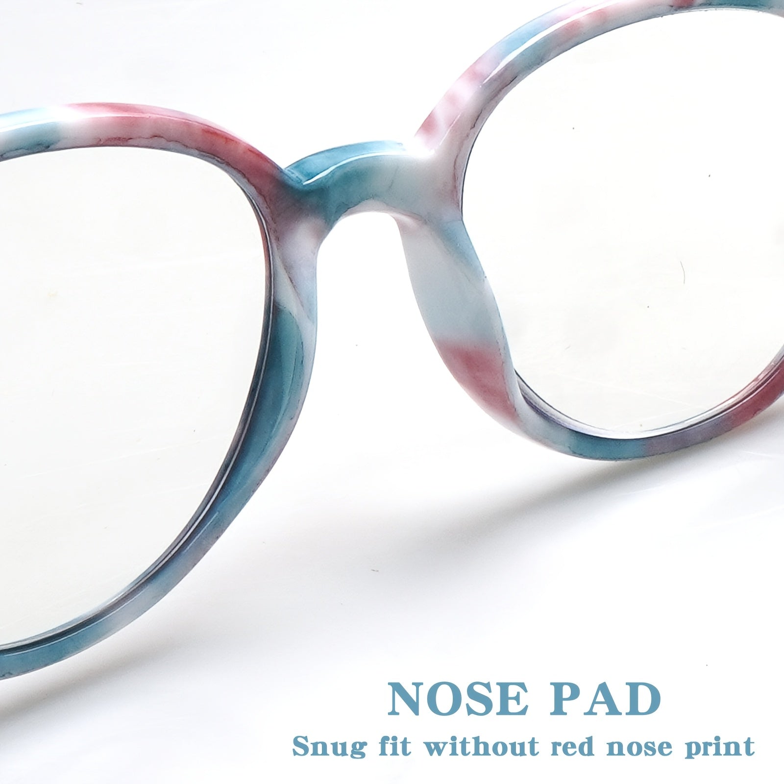 KERECSEN 5 Pack Reading Glasses for Women & Men with Anti-Blue Light Lenses - Macaroon Colors (, Blue, Light) Round/Full/Round Frames, Flexible Hinges Suitable for Computer, Smartphone, E-Books - Ideal Gift Set