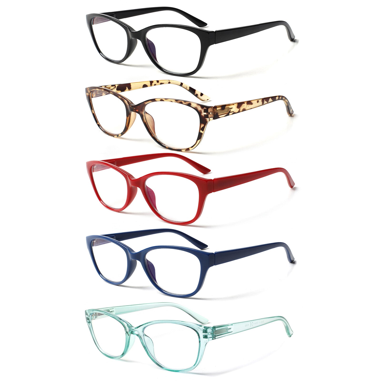 5 Pack Reading Glasses for Women Men Blue Light Blocking Glasses Computer Readers