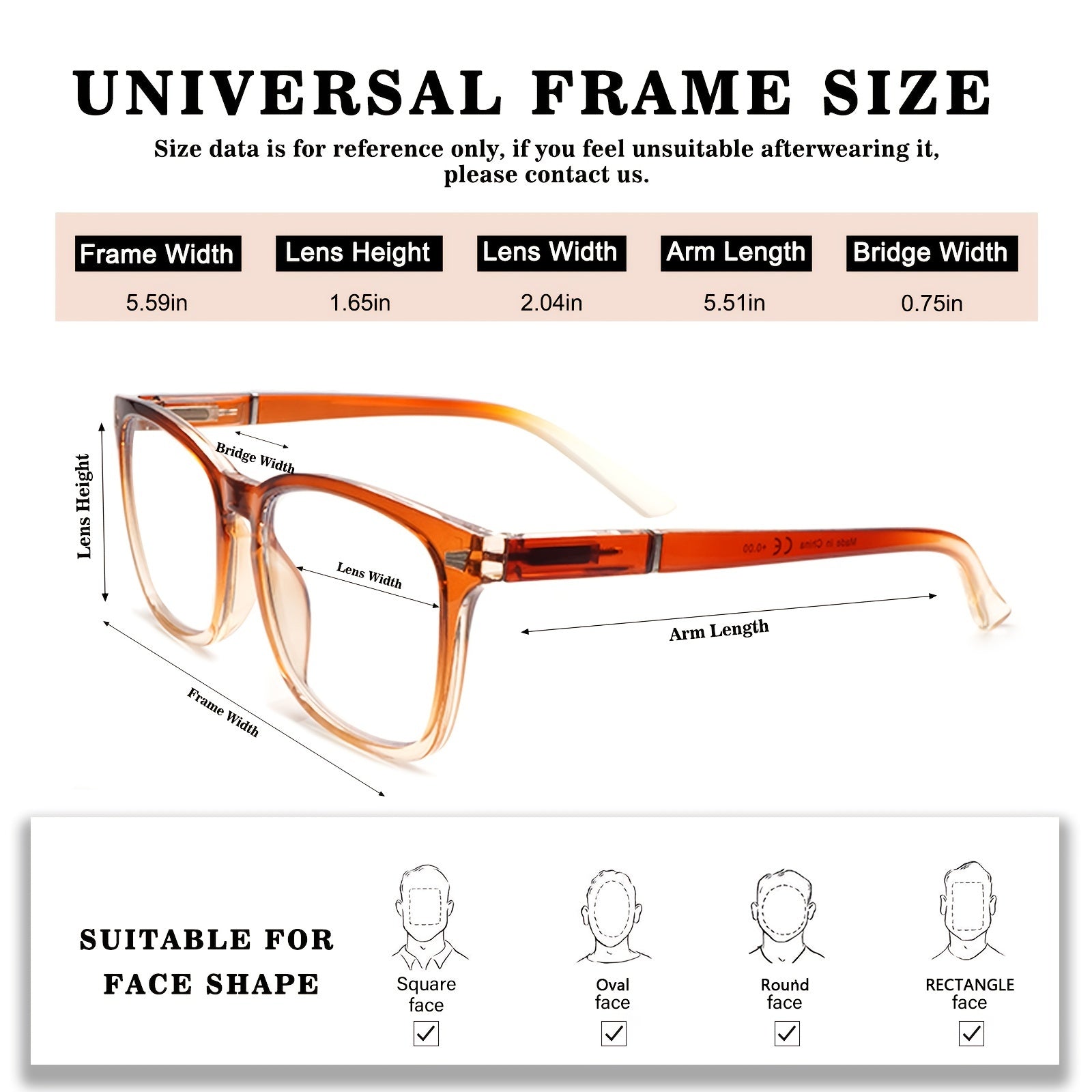 KERECSEN 5 Pack Blue Light Blocking Women And Men | Anti Glare, Adjustable Comfortable Fit, Fashion Computer Glasses With Spring Hinges For Reduced Eye Strain And Enhanced Visibility, Includes Glasses Bag And Eyeglass Cloth, Pvc Frame