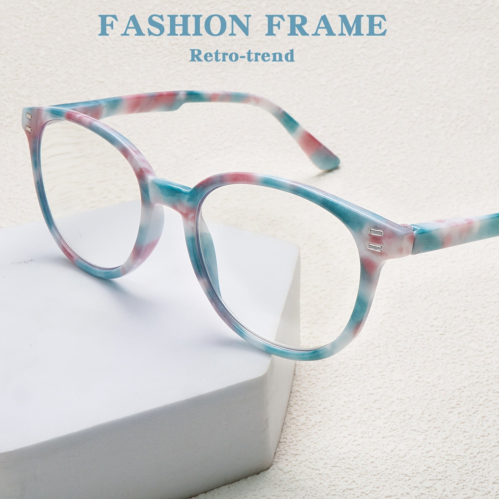 KERECSEN 5 Pack Reading Glasses for Women & Men with Anti-Blue Light Lenses - Macaroon Colors (, Blue, Light) Round/Full/Round Frames, Flexible Hinges Suitable for Computer, Smartphone, E-Books - Ideal Gift Set