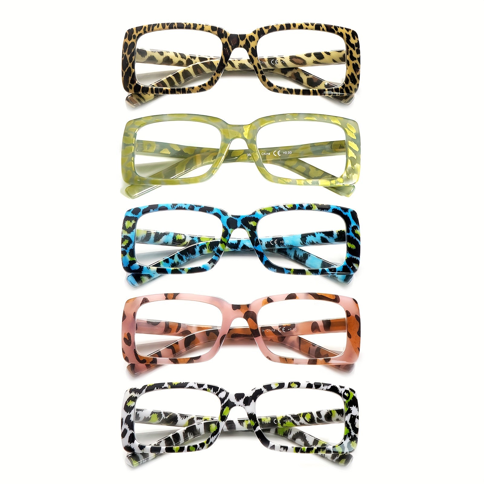 KERECSEN Stylish Reading Glasses Women Anti-Blue Light Lenses Computer Galsses with Spring Hinge Colorful Readers for Women Reading Glasses with Spring Hinge for Various Face Shapes Lightweight Frame And Lenses for Reading