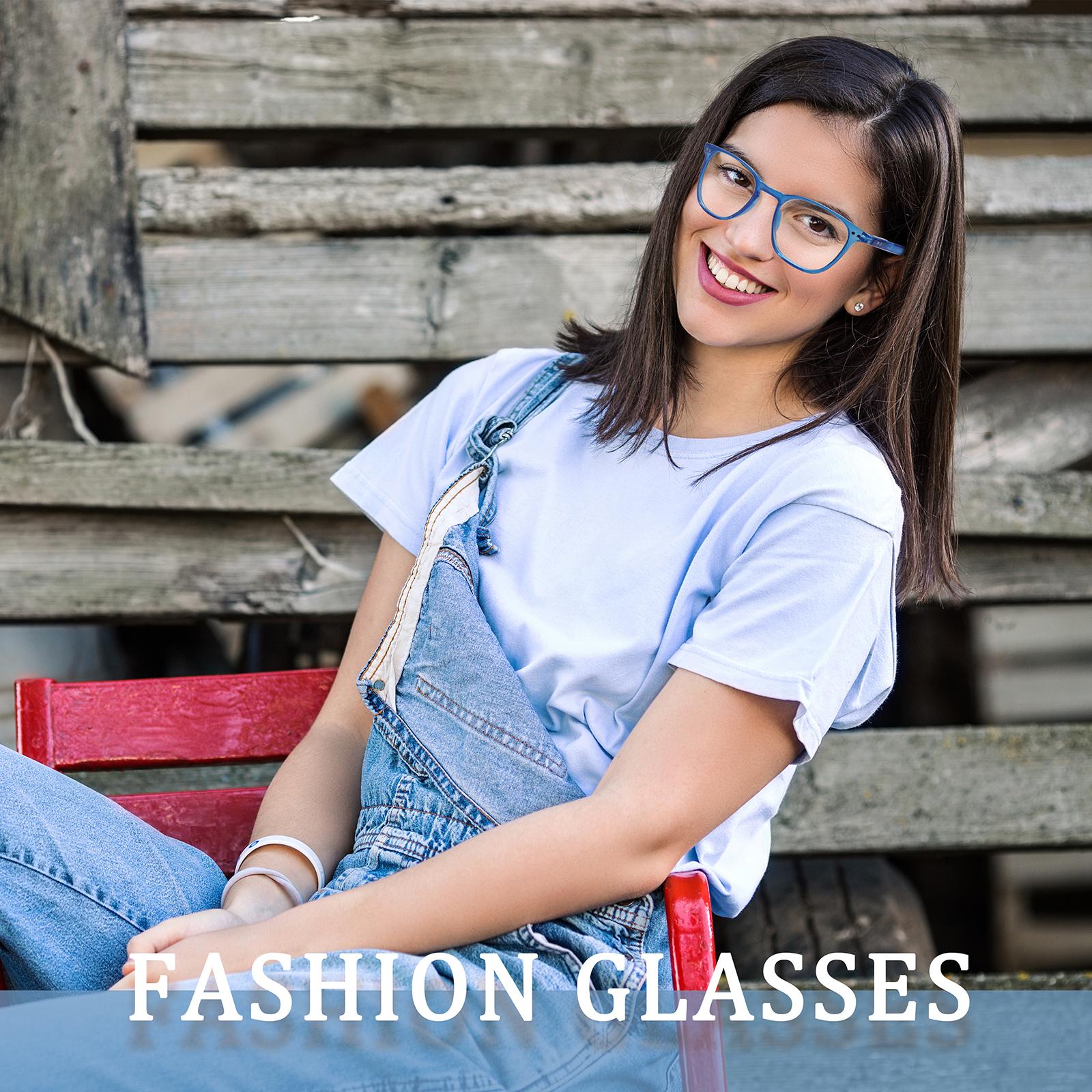 3 Pack Reading Glasses Trendy Women's Reading Glasses with Spring Hinges Anti-Blue Light Prevents Eyestrain Dry Computer Reading Glasses