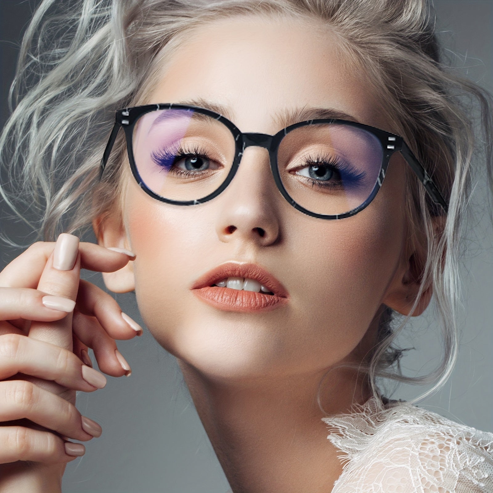 KERECSEN 5 Pack Reading Glasses for Women & Men with Anti-Blue Light Lenses - Macaroon Colors (, Blue, Light) Round/Full/Round Frames, Flexible Hinges Suitable for Computer, Smartphone, E-Books - Ideal Gift Set