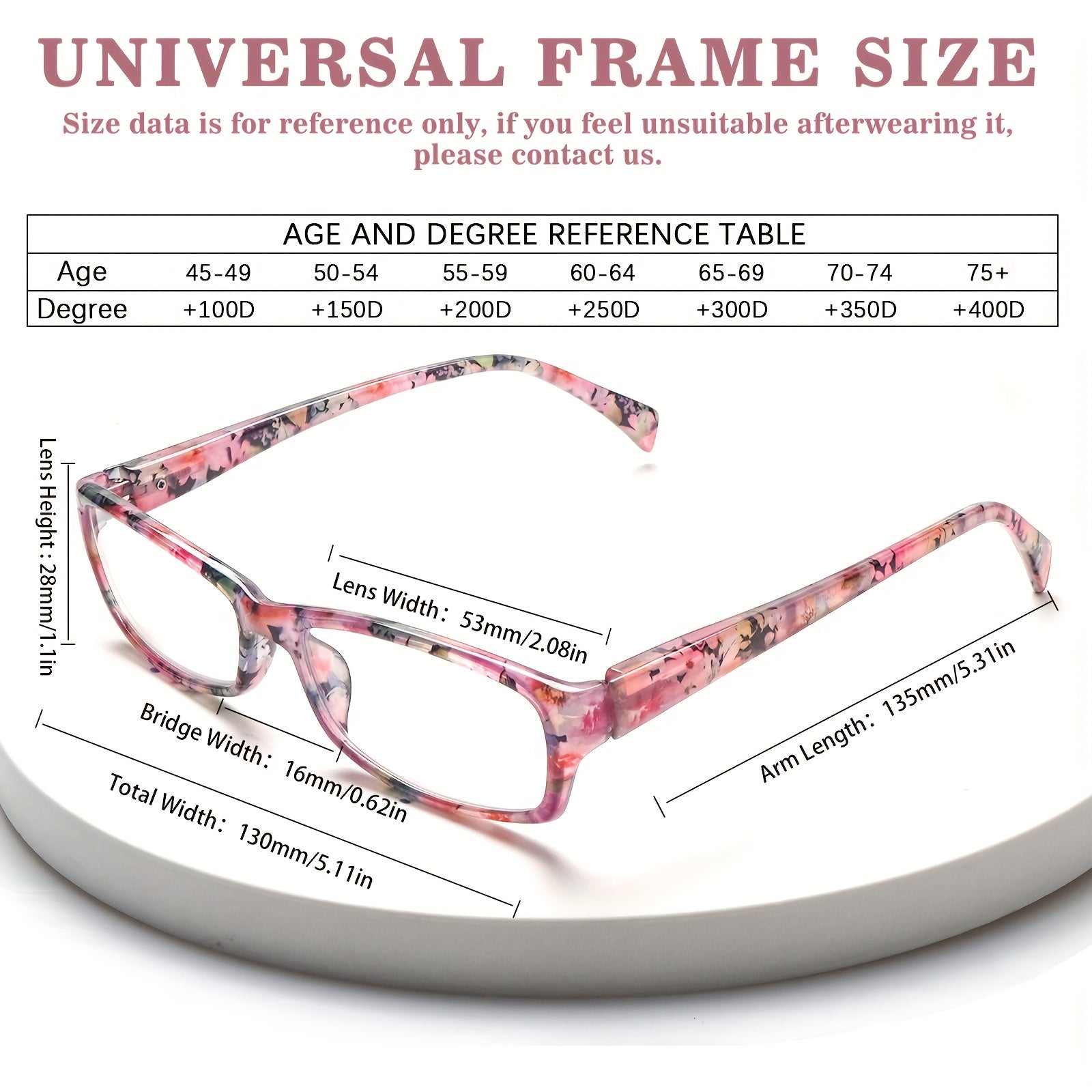 6 PACK Fashionable Anti-blue Light Reading Glasses, Spring Hinges, Specially Designed for Women, Fashionable Accessories, Comfortable Striped Design, Comfortable to Wear. Suitable for Reading, Computer Work, And Daily Commuting.
